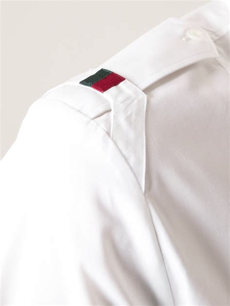 gucci shirt white price|plain white gucci shirt.